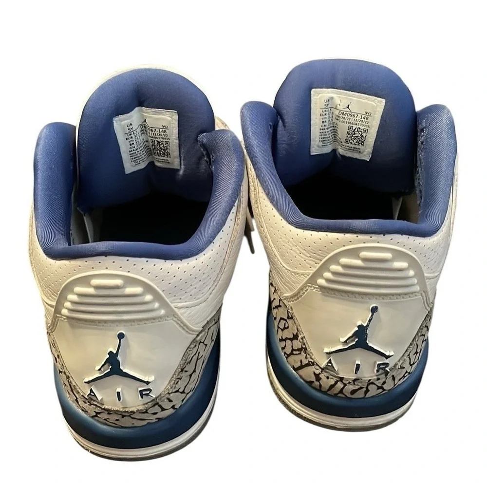 Nike Air Jordan Boy's Retro 3‎ (GS) White/Metallic Copper Size 5Y
